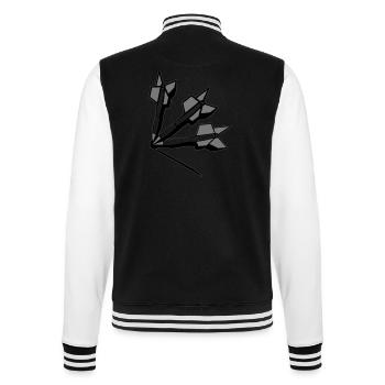 darten - College-Sweatjacke - Schwarz/Weiß - Hinten - Marisol (170cm)