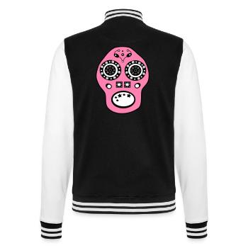 Skull - College-Sweatjacke - Schwarz/Weiß - Hinten - Marisol (170cm)