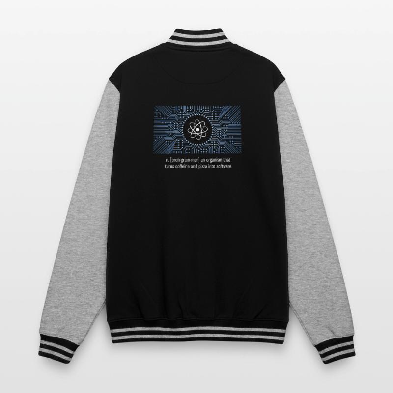 nerd programmierer urknall platine CPU pc code LOL College-Sweatjacke