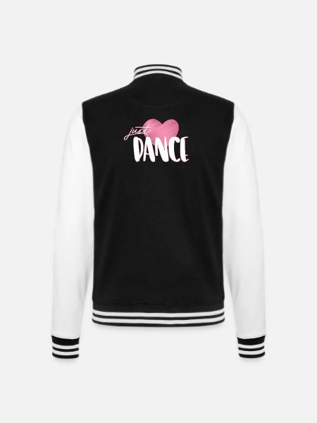 Dance - College Sweat Jacket - black/white