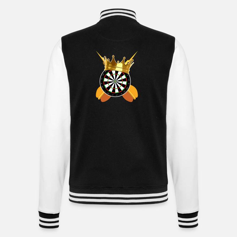 Fléchettes Fléchettes Fléchettes - Veste Teddy - noir/blanc