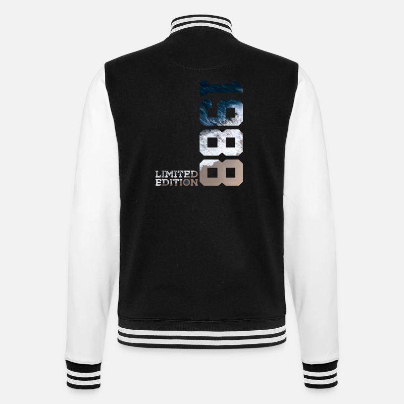 38E ANNIVERSAIRE ÉDITION LIMITÉE 1988 - Veste Teddy - noir/blanc