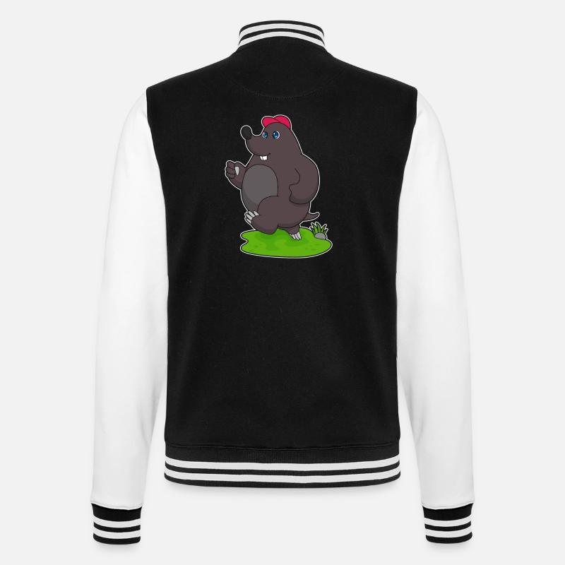 Mole Jogger Jogging - Veste Teddy - noir/blanc