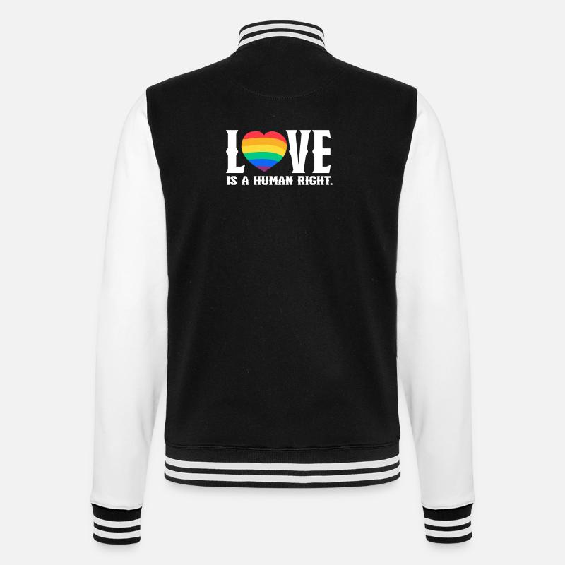 Saint-Valentin, Saint-Valentin, Saint-Valentin - Veste Teddy - noir/blanc