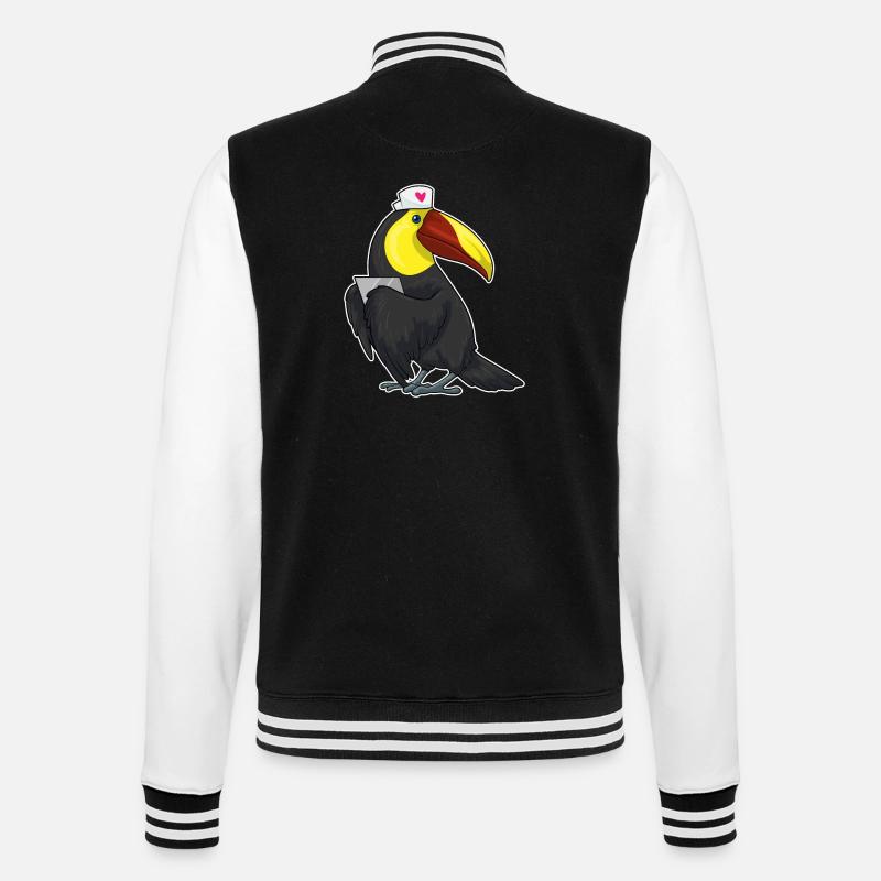 Bloc-notes de Toucan Nurse - Veste Teddy - noir/blanc