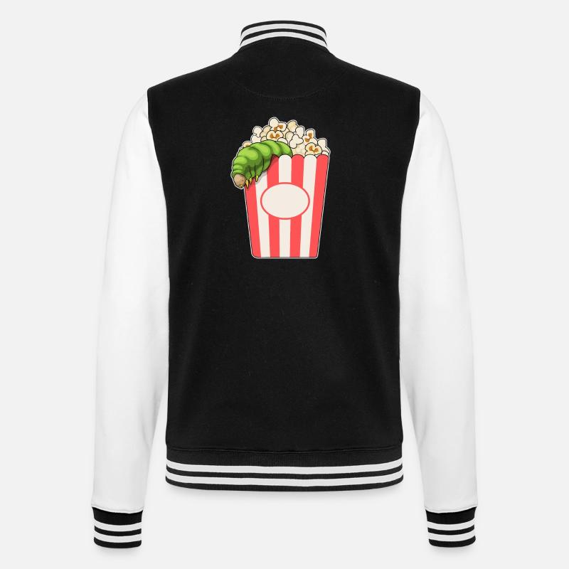 Maïs soufflé chenille - Veste Teddy - noir/blanc