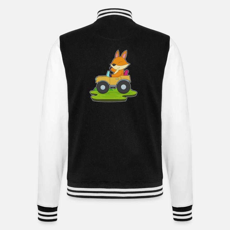 Fuchs Auto - Veste Teddy - noir/blanc