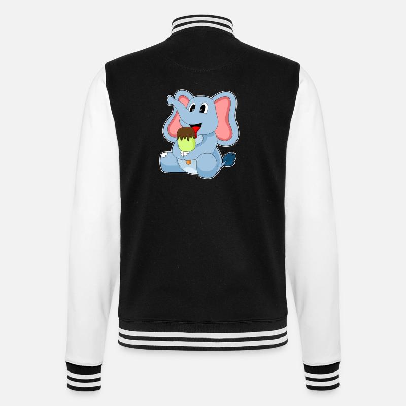 Popsicles d’éléphant - Veste Teddy - noir/blanc