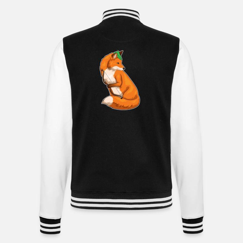 Fox Archer Bow - College Sweat Jacket - black/white