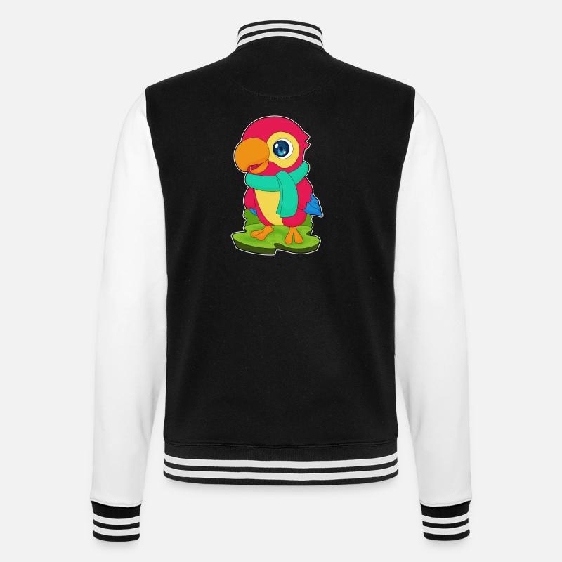 Écharpe d’hiver Parrot - Veste Teddy - noir/blanc