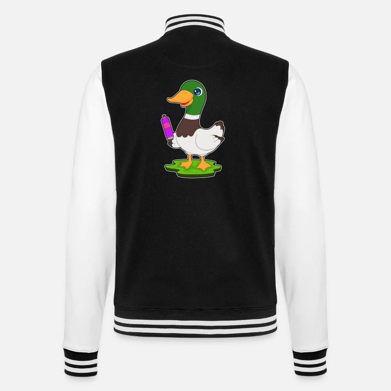 Aérosol de pulvérisation de canard - Veste Teddy - noir/blanc