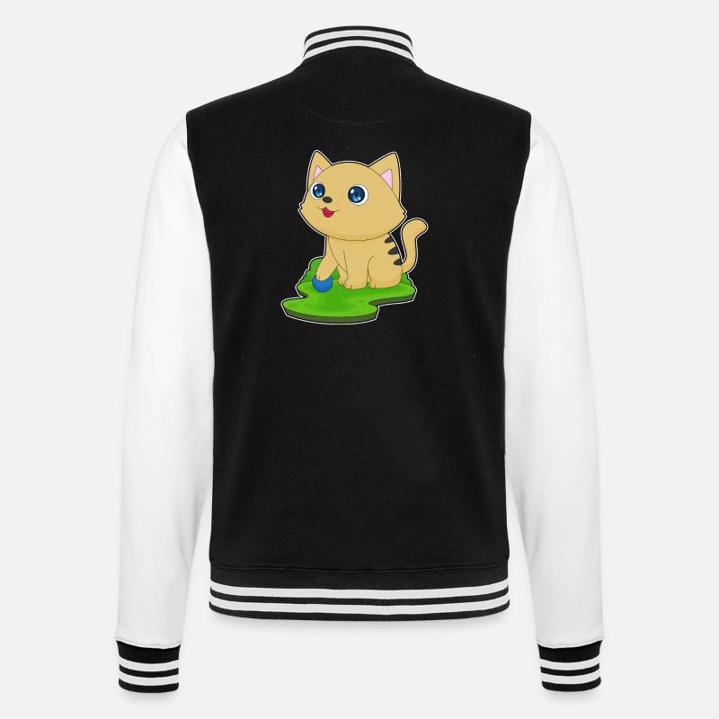 Jeu de chat - Veste Teddy - noir/blanc