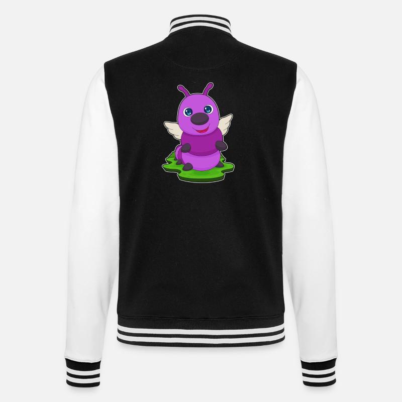 Ailes de chenille - Veste Teddy - noir/blanc