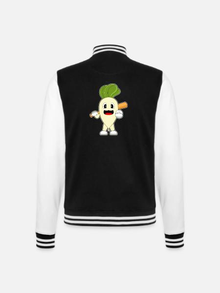 Radish Baseball Baseball Bat - College Sweat Jacket - black/white