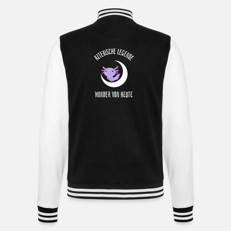 Die Wunder von Heute - College-Sweatjacke - Schwarz/Weiß