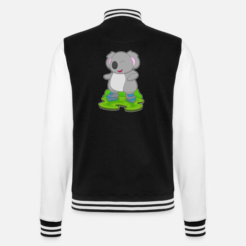 Koala Inline skating Inline skates - College Sweat Jacket - black/white
