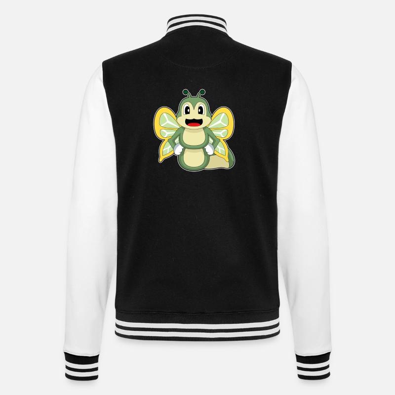 Ailes de chenille - Veste Teddy - noir/blanc