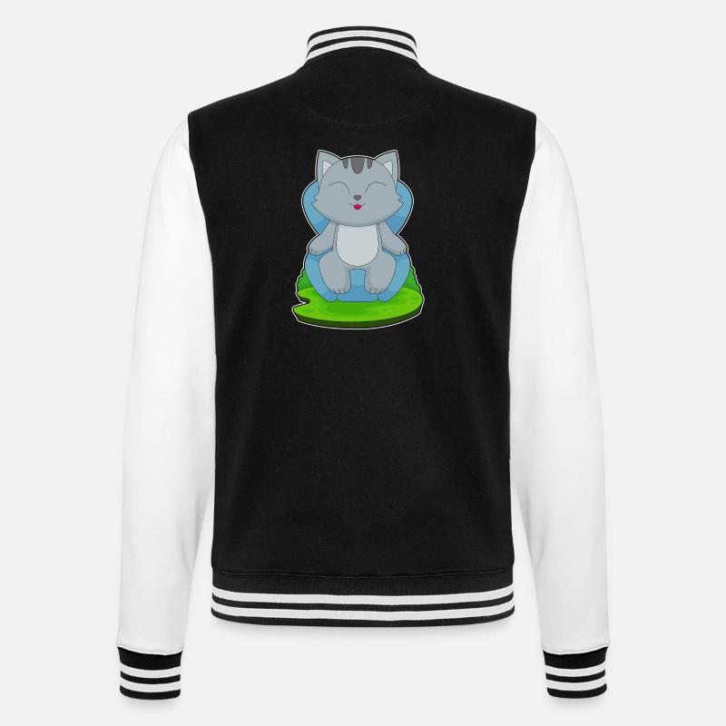 Fauteuil Chat - Veste Teddy - noir/blanc
