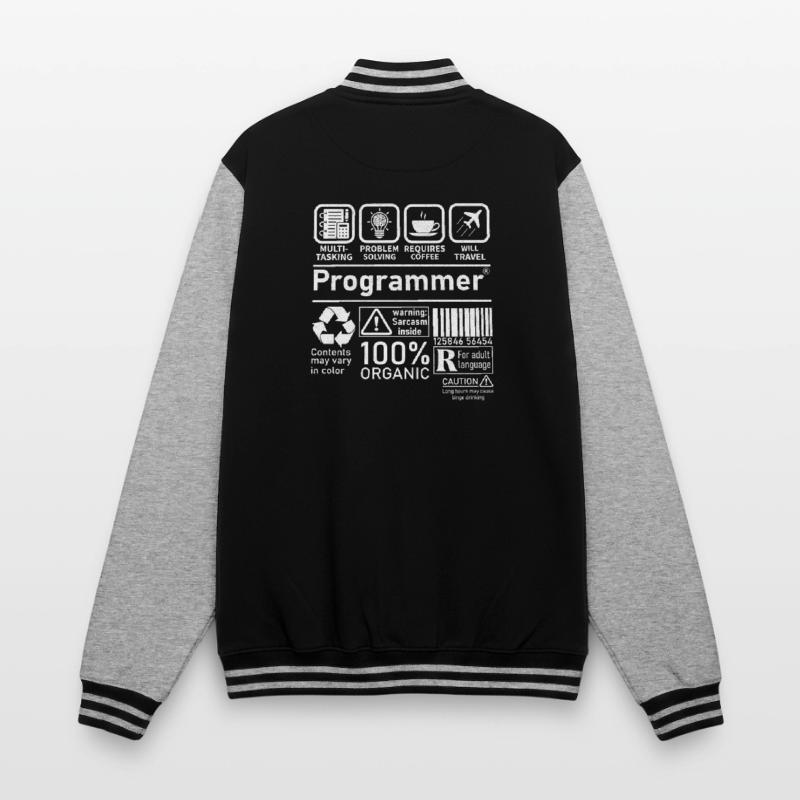 Programmer multi tasking problem solving requires College Sweat Jacket