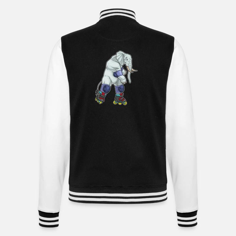 Elefant Inline skating Inline skates - College Sweat Jacket - black/white