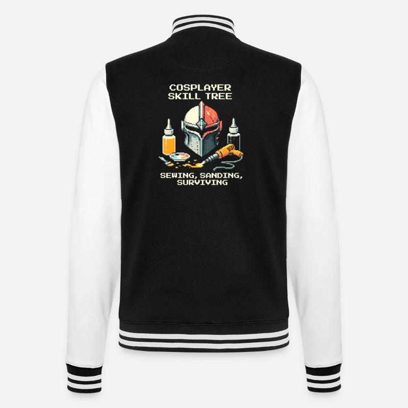 Skilltree: Sewing, Sanding, Survival | Cosplay - College Sweat Jacket - black/white