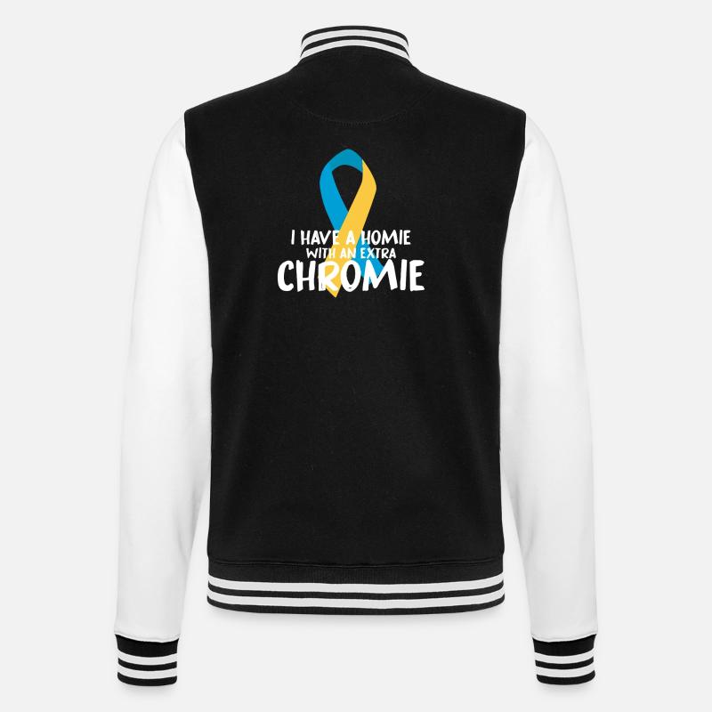 Conception du ruban Chromie - Veste Teddy - noir/blanc