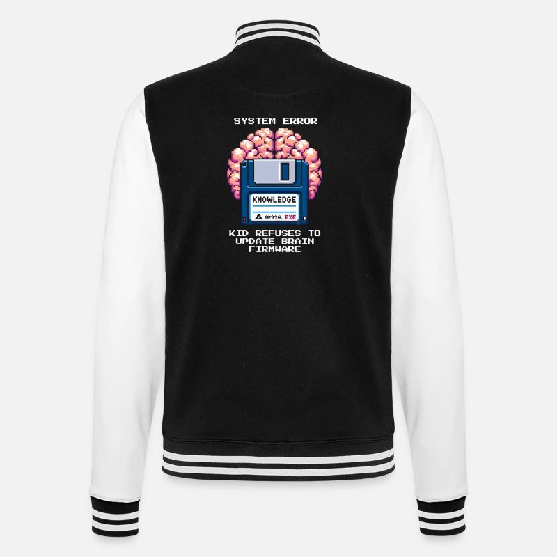 Systemfehler: Update verweigert | Homeschool - College-Sweatjacke - Schwarz/Weiß