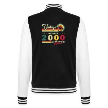 2000 Octobre 2000 Jubilé Octobre 2000 - Veste Teddy - noir/blanc - Dos - Marisol (170cm)