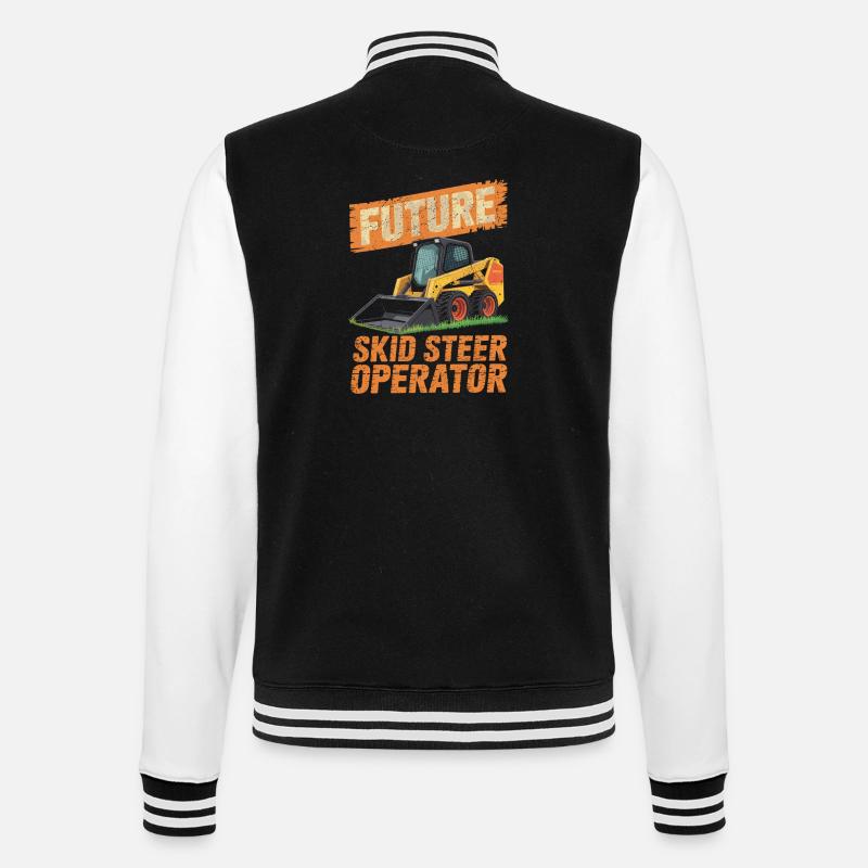 Opérateur de chargeuse compacte Chargeuse compacte - Veste Teddy - noir/blanc