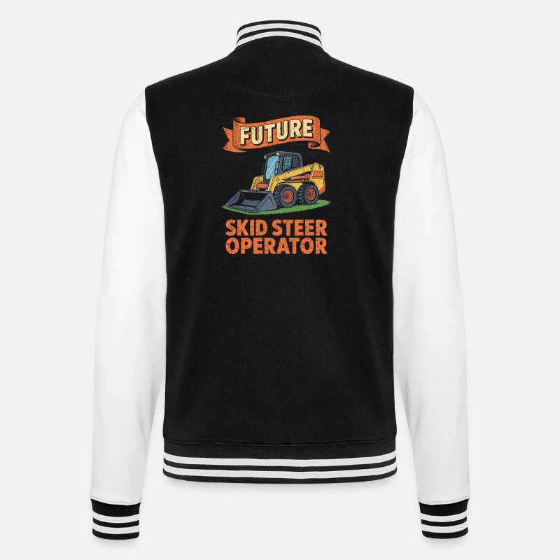 Opérateur de chargeuse compacte Chargeuse compacte - Veste Teddy - noir/blanc