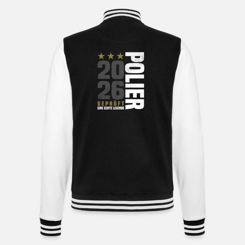 Certified Foreman 2026 - College Sweat Jacket - black/white
