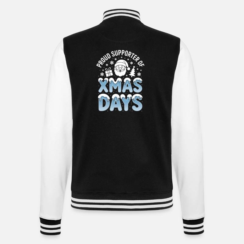 Partisans des jours de Noël - Veste Teddy - noir/blanc