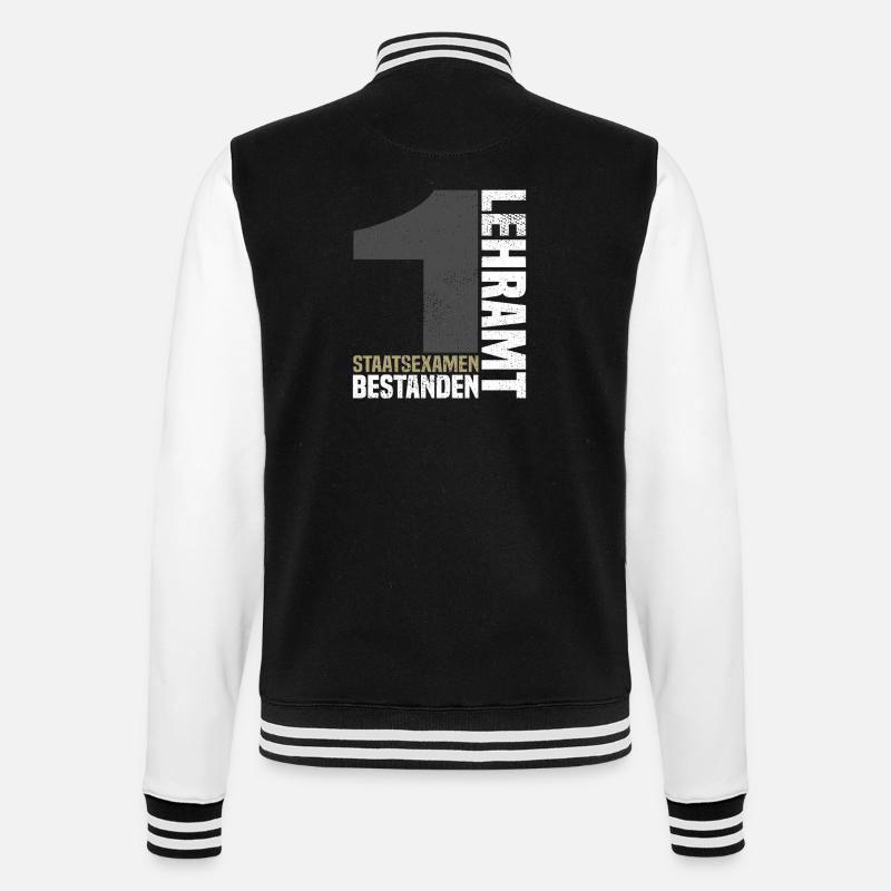 1st State Examination in Teaching - College Sweat Jacket - black/white