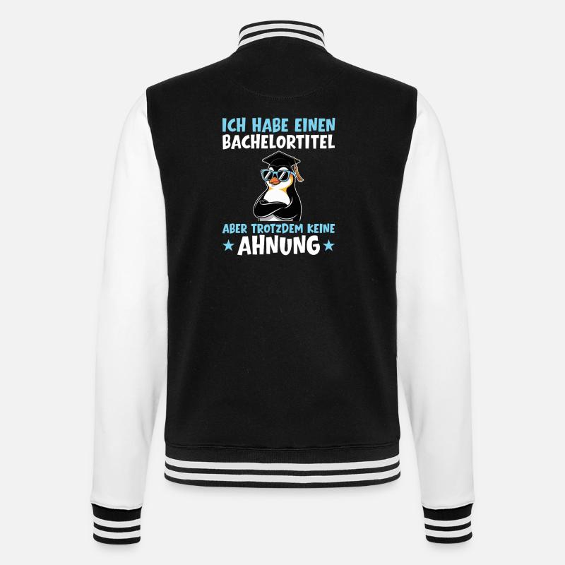 Licence mais toujours aucune idée - Veste Teddy - noir/blanc