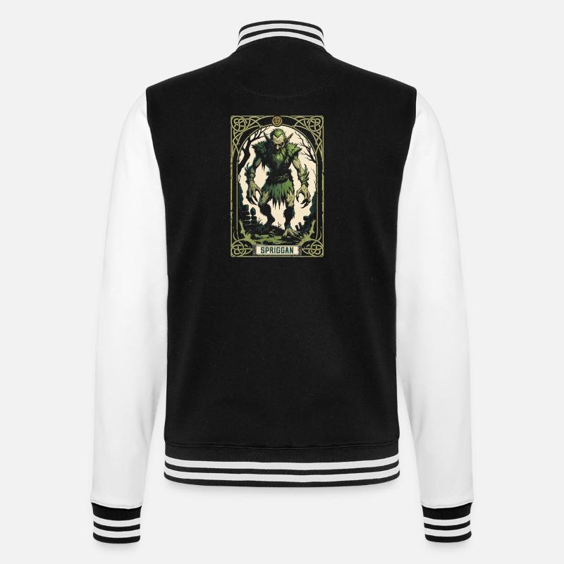 Spriggan Mythological Creatures - College Sweat Jacket - black/white