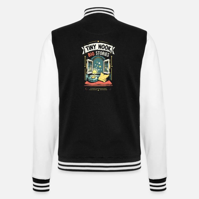 Tiny House Tiny Nook Grandes histoires - Veste Teddy - noir/blanc