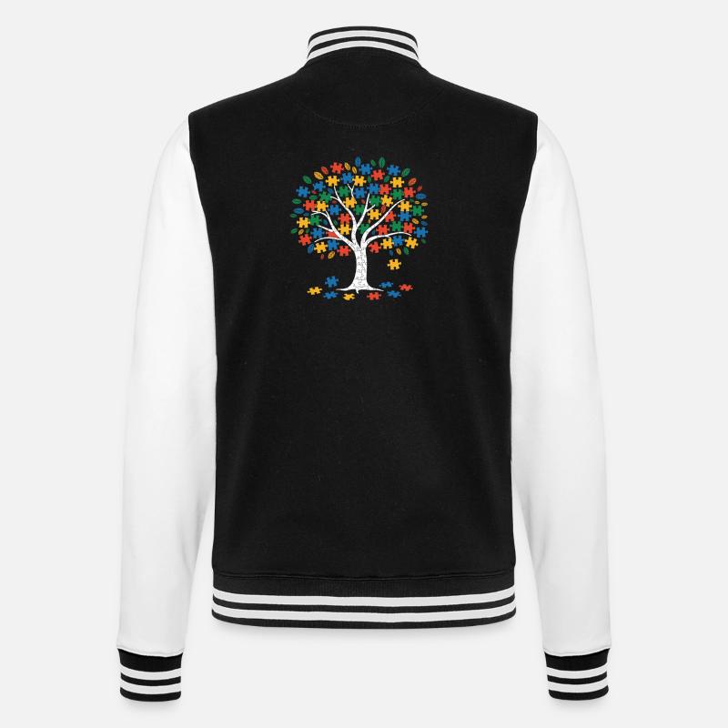 Autisme - Veste Teddy - noir/blanc