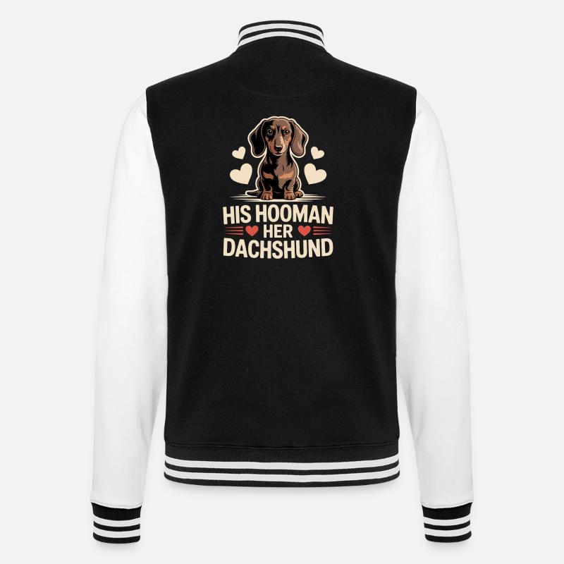 Teckel Hooman - Veste Teddy - noir/blanc