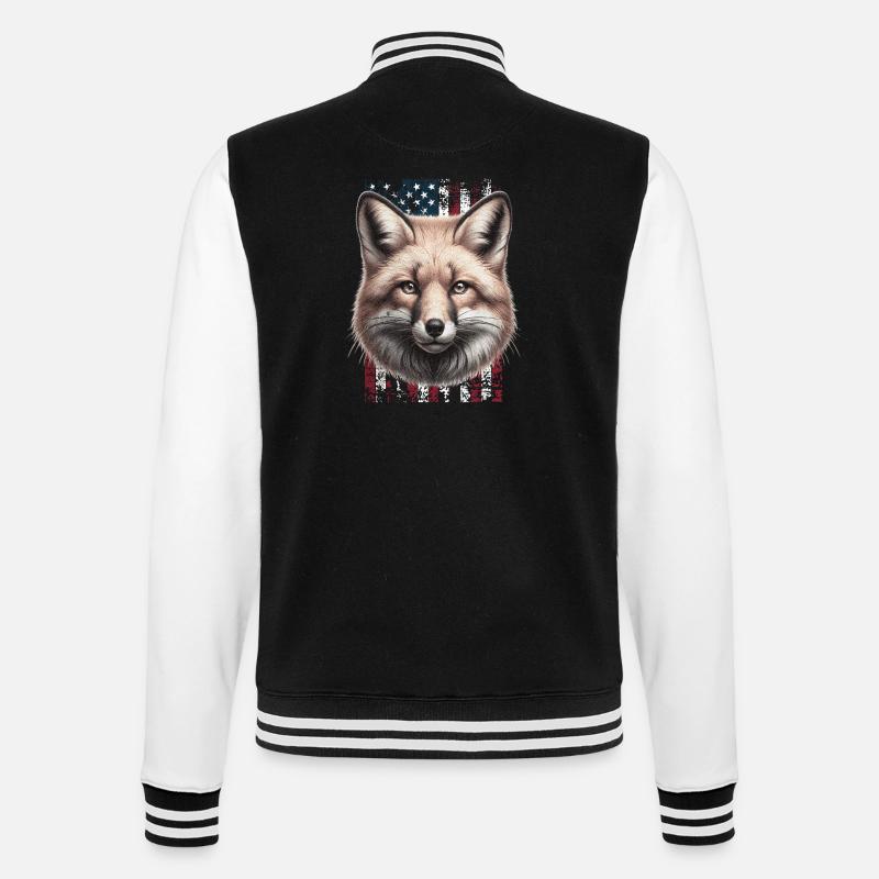Fox US Red Fox Fox - Veste Teddy - noir/blanc