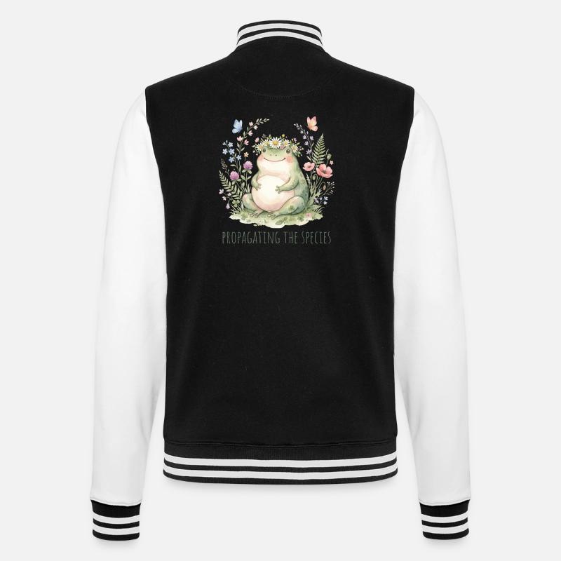 Propagation de l’espèce Maman jardinière - Veste Teddy - noir/blanc