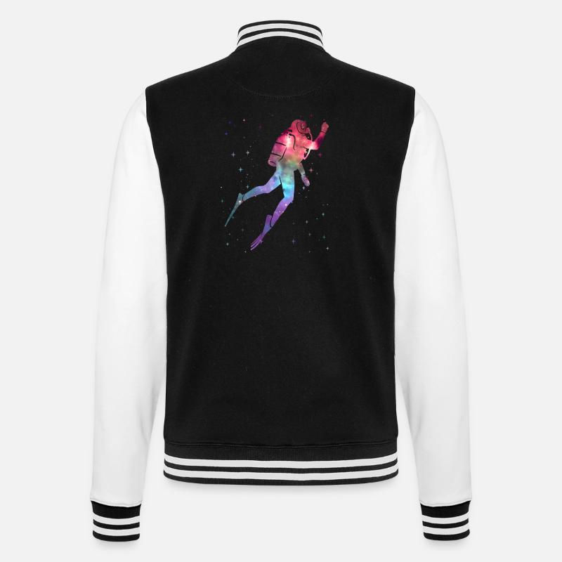 Plongée spatiale pour plongeurs Enfants - Veste Teddy - noir/blanc