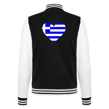 Griechenland - College-Sweatjacke - Schwarz/Weiß - Hinten - Marisol (170cm)