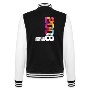 18. GEBURTSTAG LIMITED EDITION 2008 - College-Sweatjacke - Schwarz/Weiß - Hinten - Marisol (170cm)