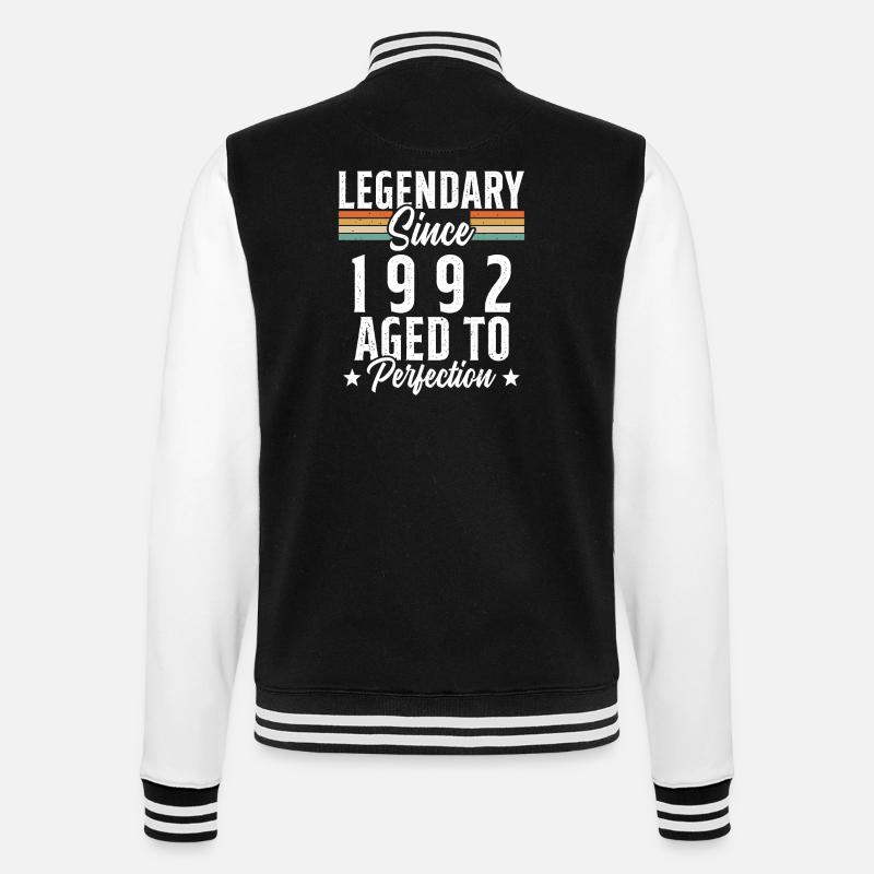 Legendary since 1992 - College Sweat Jacket - black/white