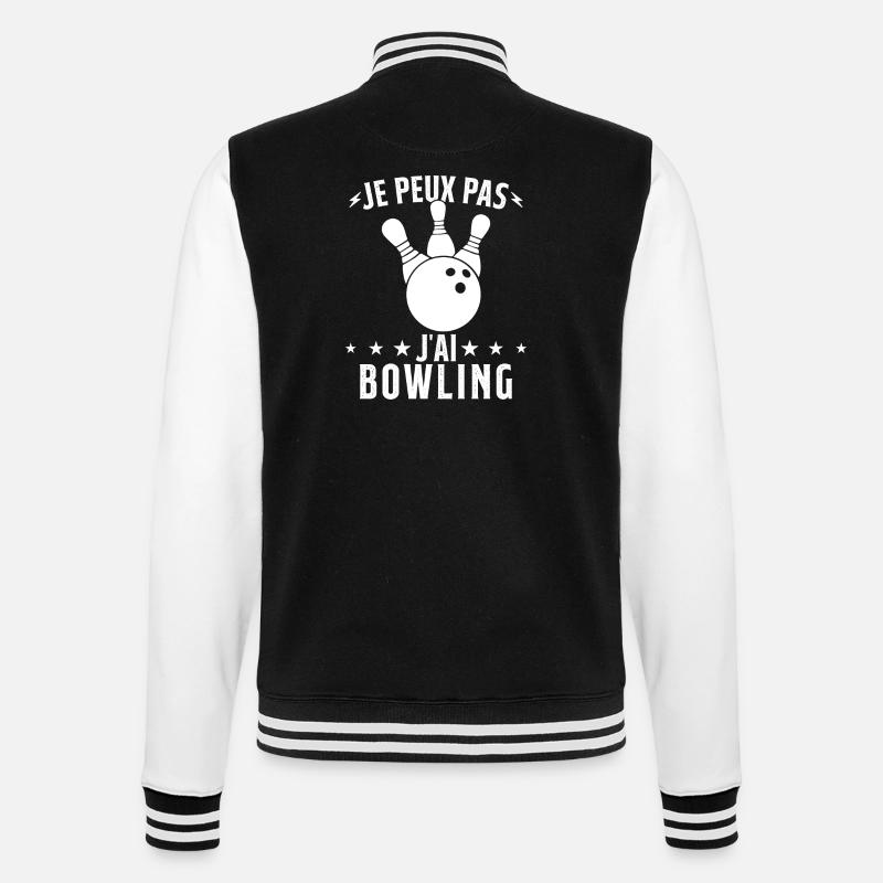 Je Peux Pas J'ai Bowling - Veste Teddy - noir/blanc