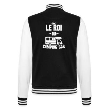 Le Roi du Camping-car - Veste Teddy - noir/blanc - Dos - Marisol (170cm)