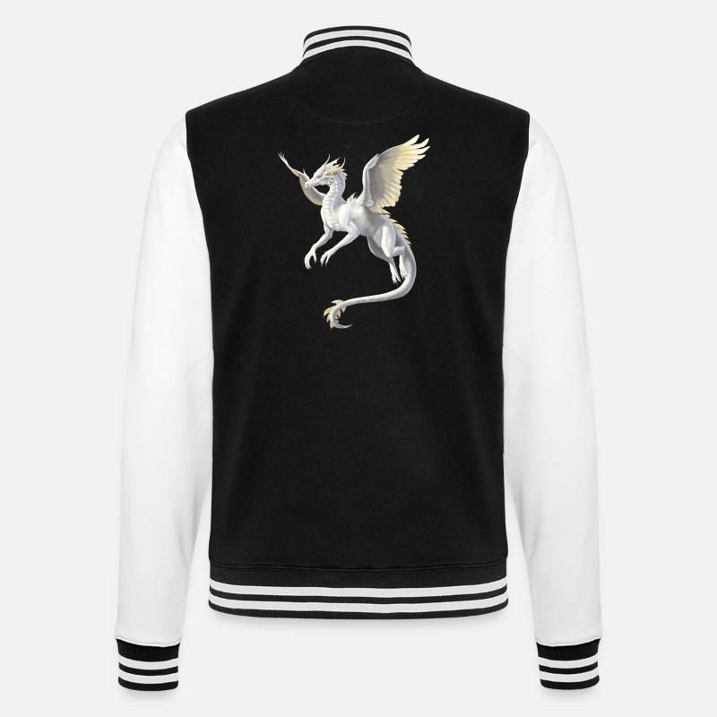 Dragon Blanc - Veste Teddy - noir/blanc