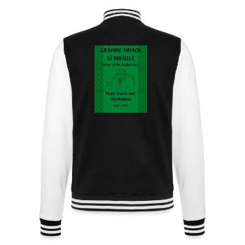 GRÁINNE MHAOL NÍ MHÁILLE - Veste Teddy - noir/blanc - Dos - Marisol (170cm)
