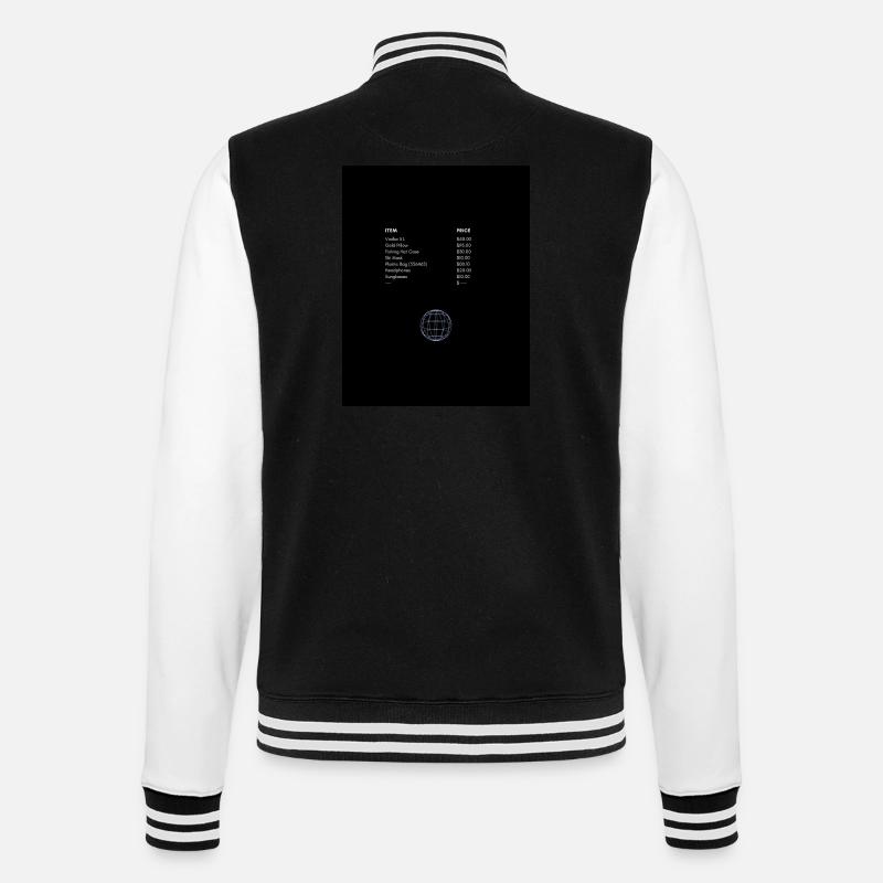 Liste d’éléments - Veste Teddy - noir/blanc