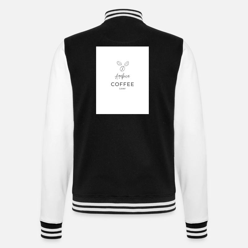 Arabica - College-Sweatjacke - Schwarz/Weiß